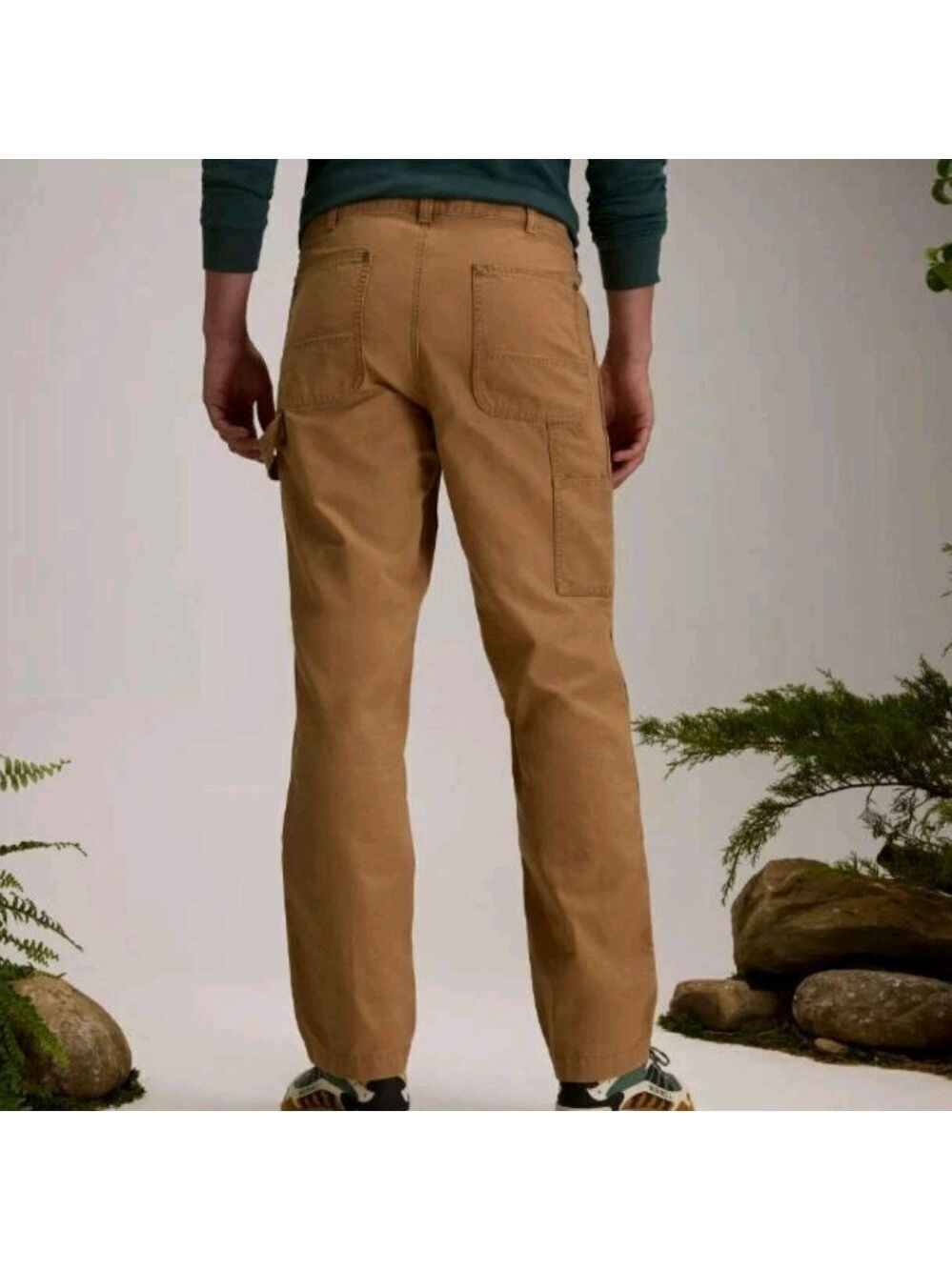 1329 NWT Alpine Design Men's Utility Pant Brown Khaki 36x32 - Picture 2 of 8